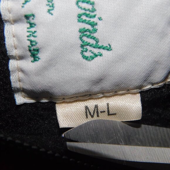 VTG Suttles & Seawinds Womes M - L Red Black Maple Leaf Fleece Jacket Canada - Picture 5 of 10